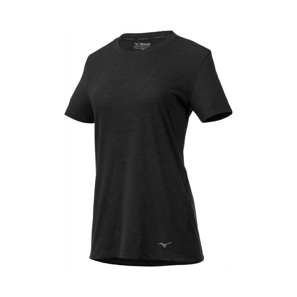 Camiseta Mizuno Inspire - Mulher - Pretas - VNZCR9768